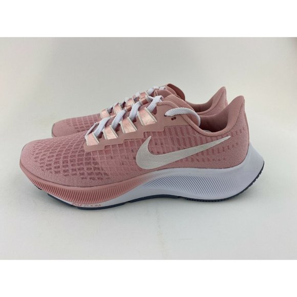 Nike Air Zoom Pegasus 37 Pink White Women's Running Shoes Sneakers - Picture 10 of 12